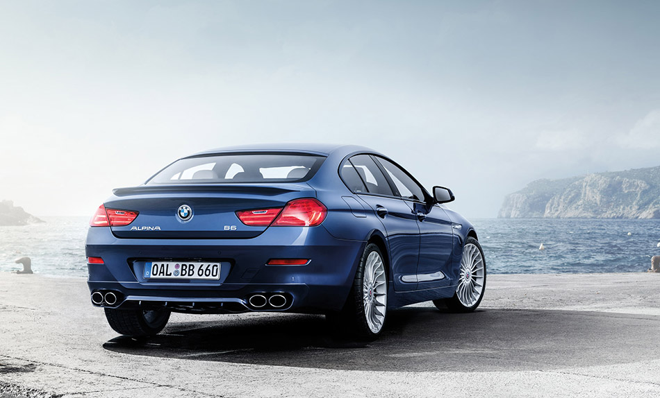 2016 Alpina BMW B6 xDrive Gran Coupe Rear Angle