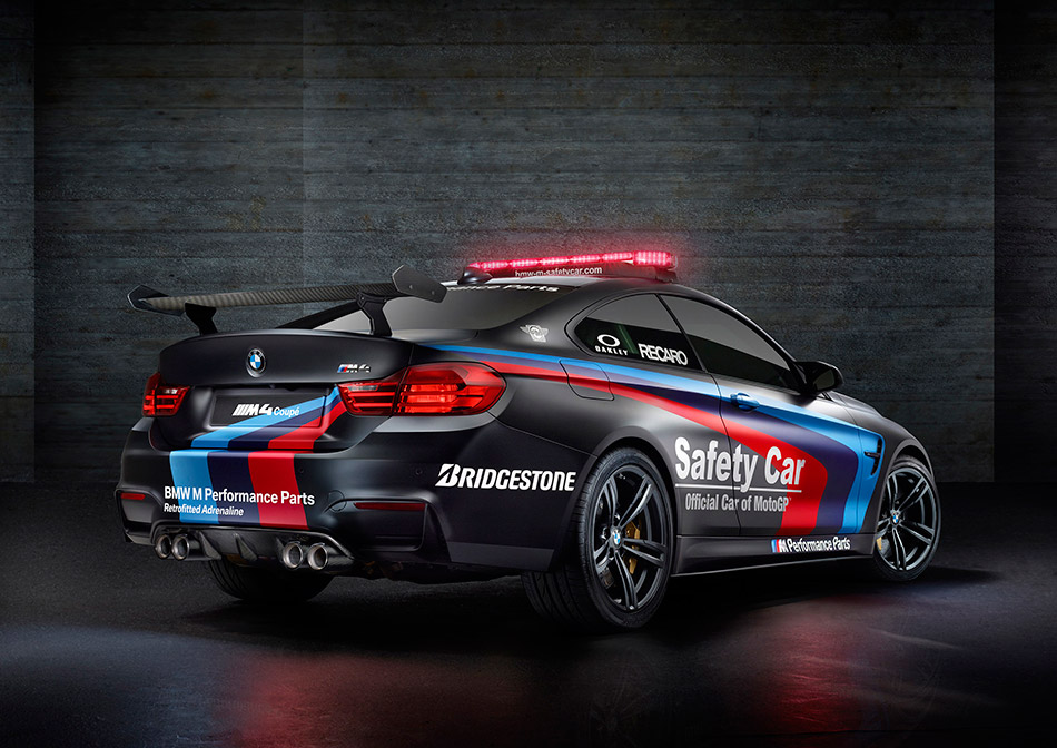 2015 BMW M4 Coupe MotoGP Safety Car Rear Angle