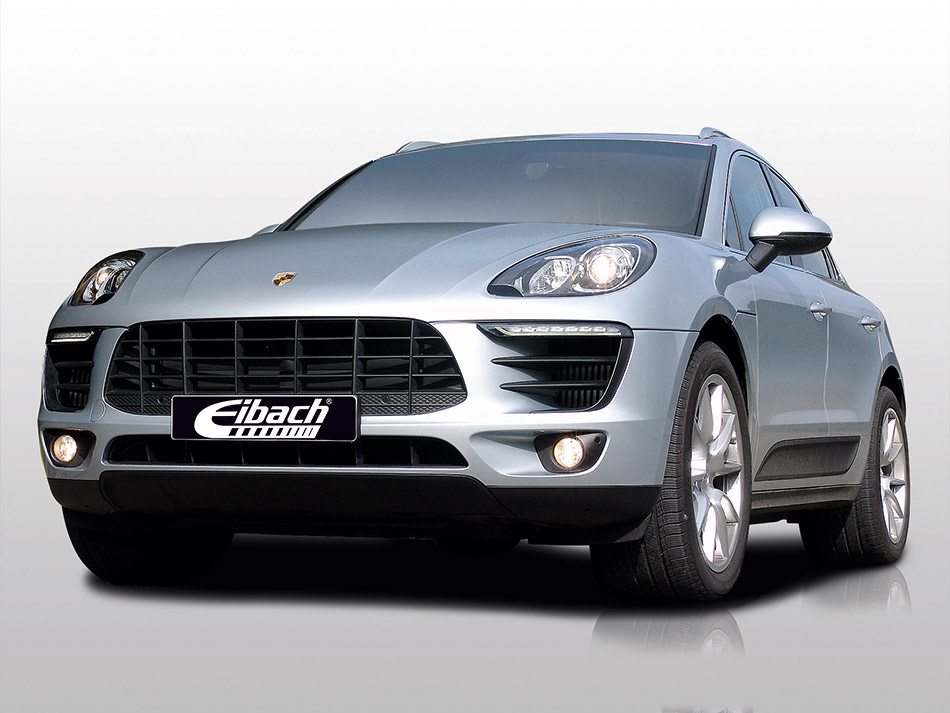 2015 Eibach Porsche Macan Front Angle