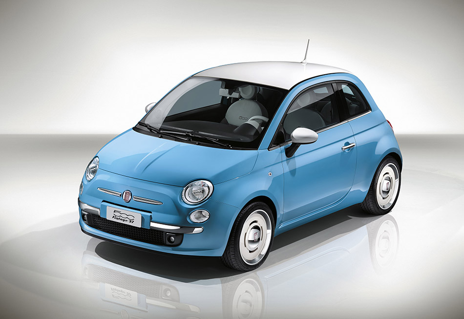 2015 Fiat 500 Vintage 57 Edition Front Angle