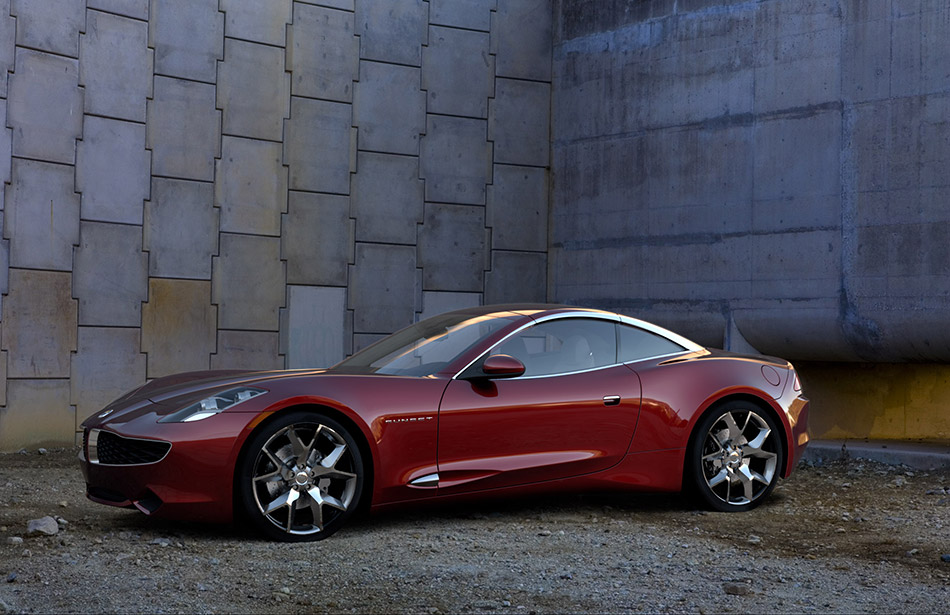 2009 Fisker Karma S Concept Front Angle