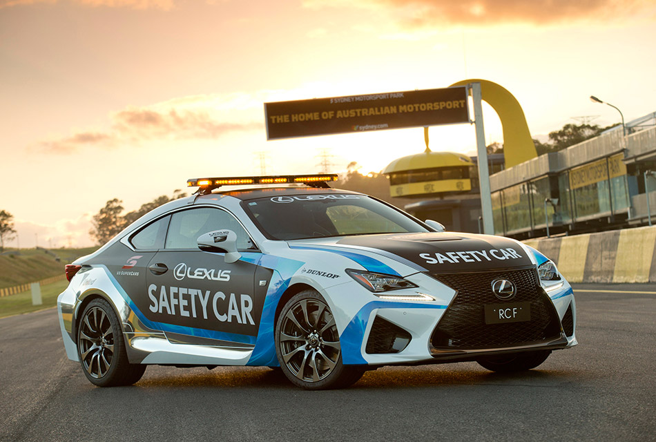 2015 Lexus RC F Safety Car Front Angle