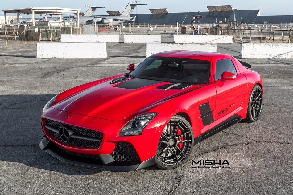 2015 Misha Mercedes-Benz SLS AMG Body Kit Front Angle