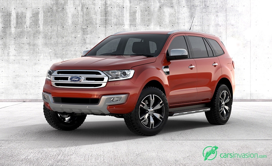 2016 Ford Everest Front Angle