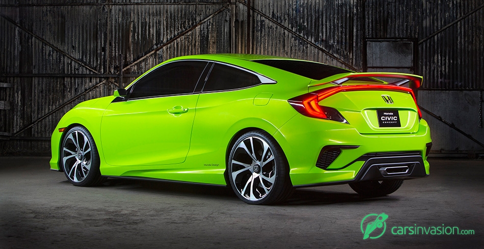 2015 Honda Civic Concept Rear Angle