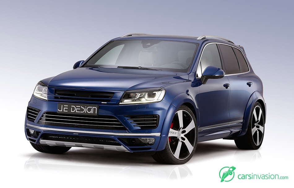 2015 Je Design Volkswagen Touareg 7P R-Line Front Angle