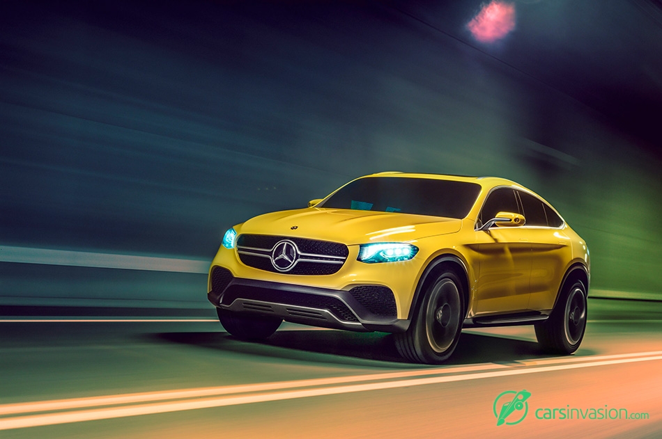 2015 Mercedes-Benz GLC Coupe Concept Front Angle