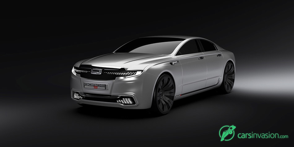 2020 Qoros 9 Sedan Concept Front Angle