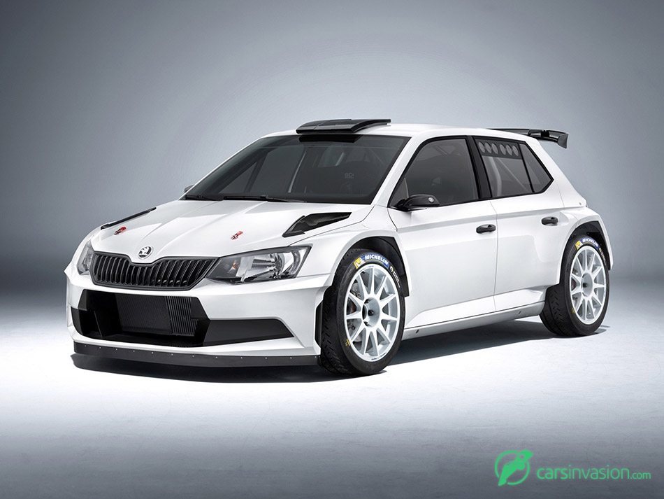 2015 Skoda Fabia R 5 Front Angle