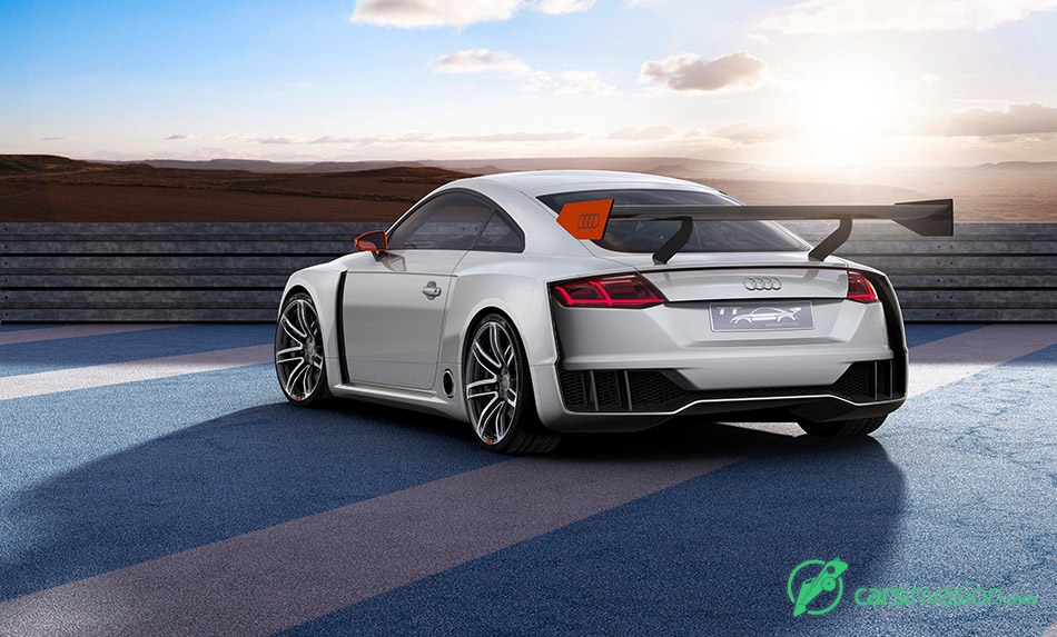 2015 Audi TT Clubsport Turbo Concept Rear Angle