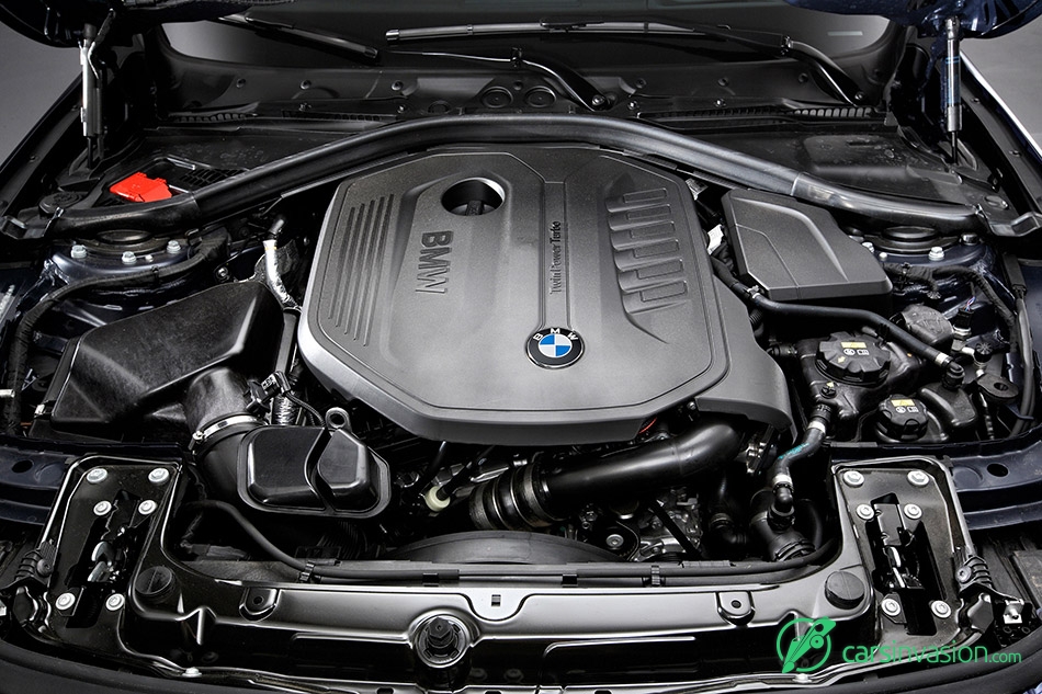 2016 BMW 3-Series six-cylinder petrol engine