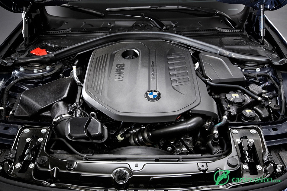 2016 BMW 3-Series six-cylinder petrol engine