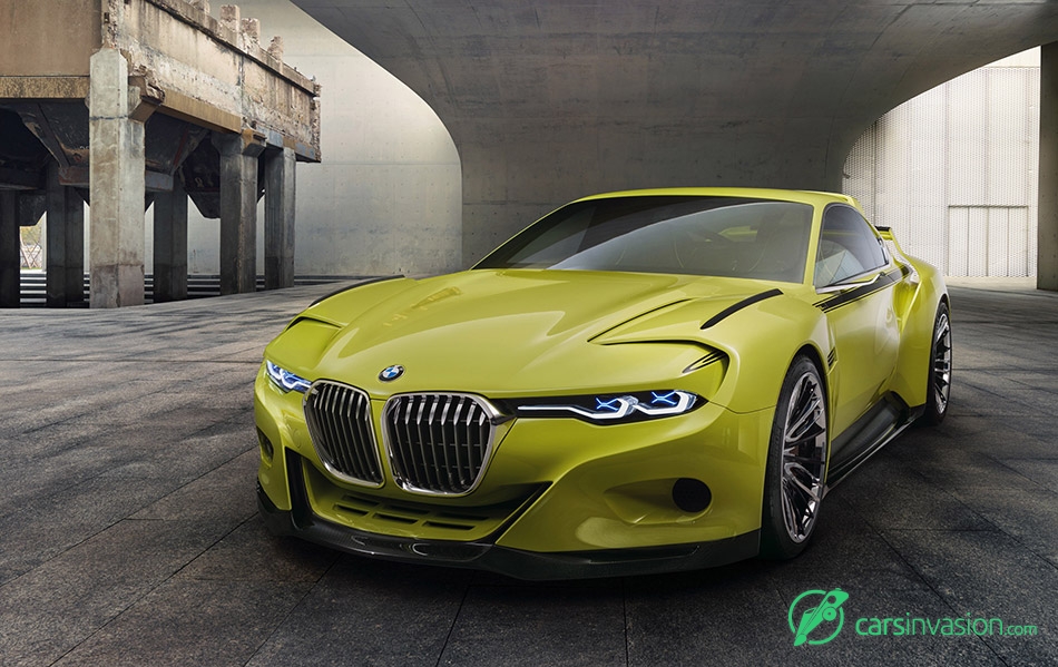 2015 BMW 3.0 CSL Hommage Concept Front Angle