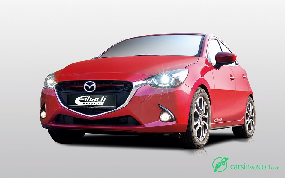 2015 Eibach Mazda 2 Front Angle