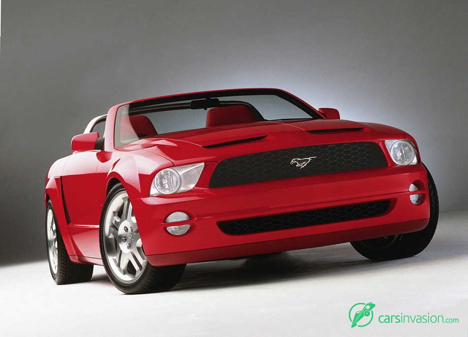 2003 Ford Mustang GT Convertible Concept Front Angle