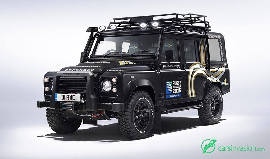 2015 Land Rover Defender Rugby World Cup Front Angle