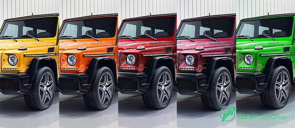 2015 Mercedes-Benz G-Class Five new Colors