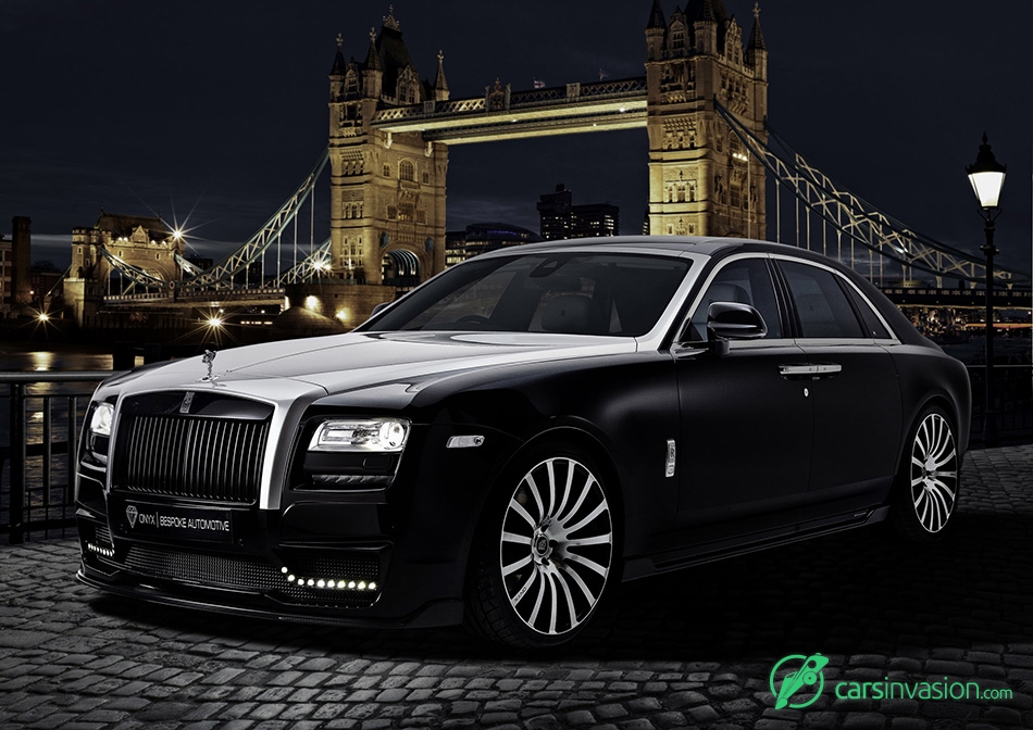 2015 Onyx Rolls-Royce Ghost San Mortiz Front Angle