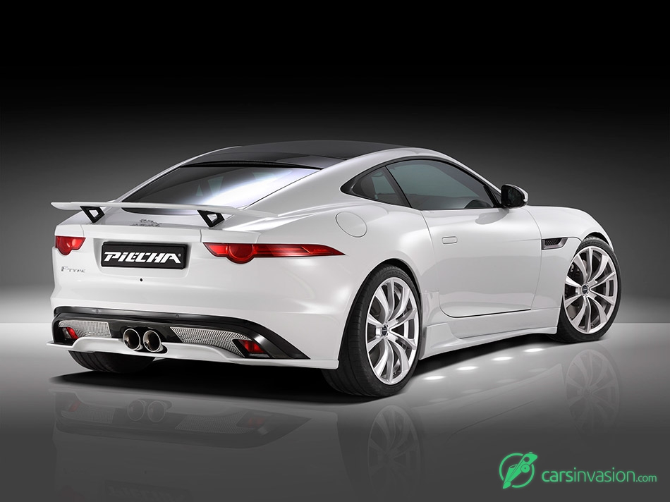 2015 Piecha Design Jaguar F-Type V6 Coupe Rear Angle