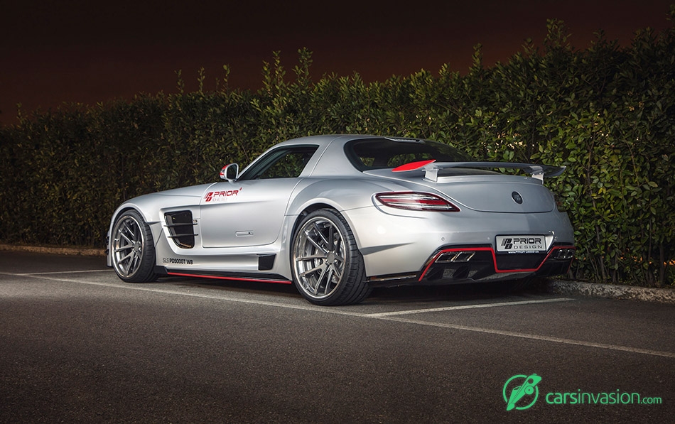 2015 Prior Design Mercedes-Benz SLS AMG Rear Angle