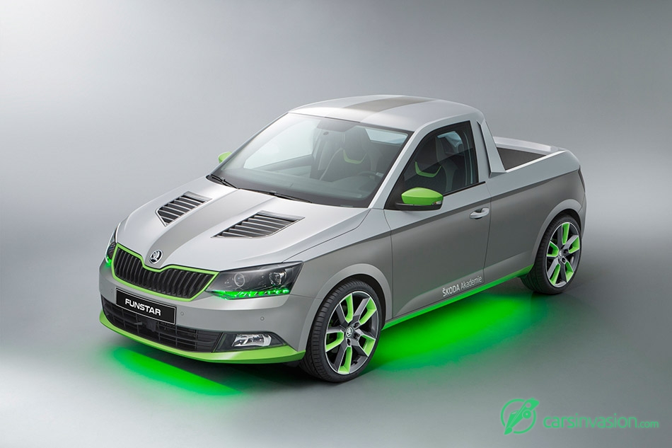 2015 Skoda FUNstar Concept Front Angle