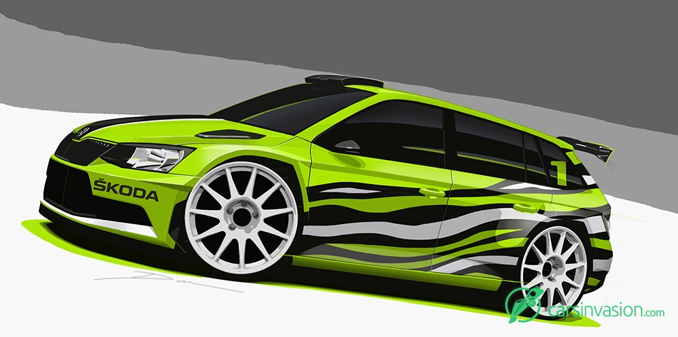 2015 Skoda Fabia R5 Combi Front Angle