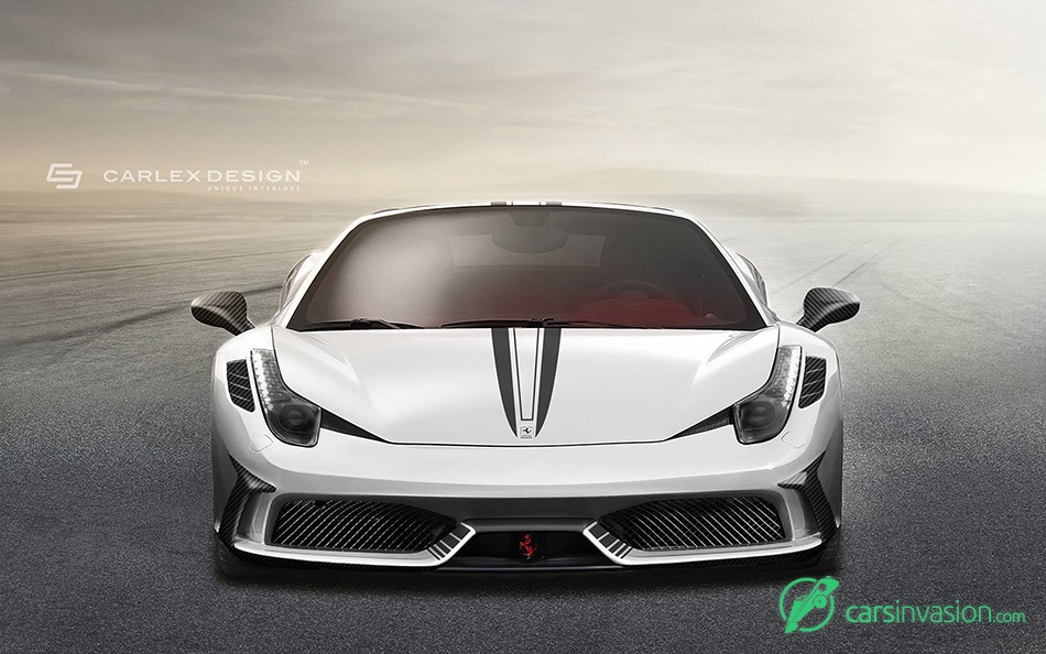 2015 Carlex Design Ferrari 458 Spider Concept Front Angle