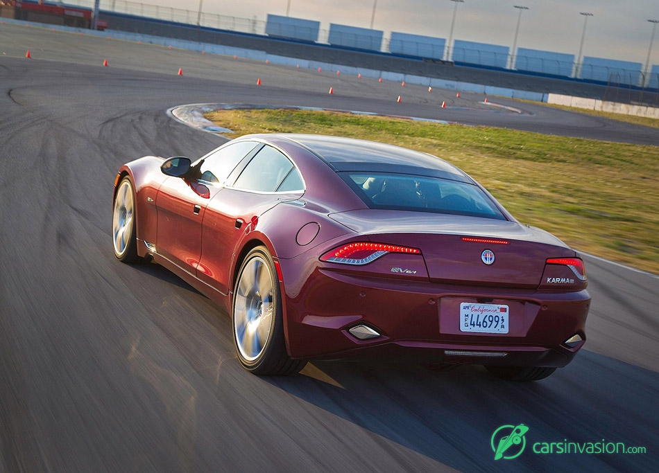 2012 Fisker Karma Rear Angle