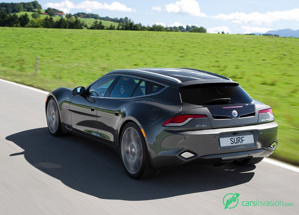 2013 Fisker Surf Rear Angle