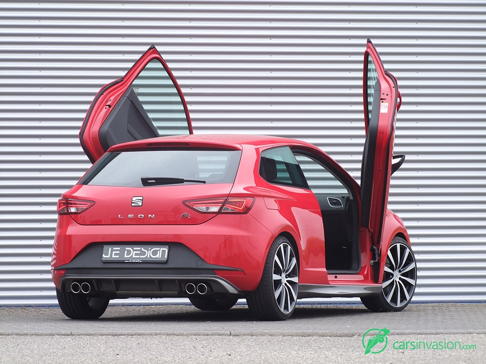 2015 Je Design Seat Leon SC FR Rear Angle