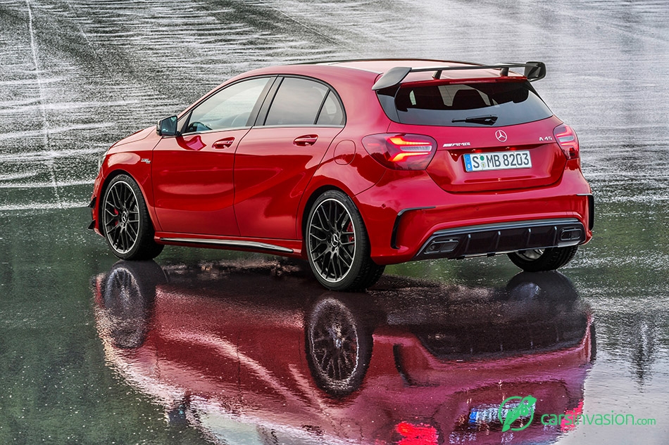 2016 Mercedes-Benz A45 AMG 4Matic Rear Angle