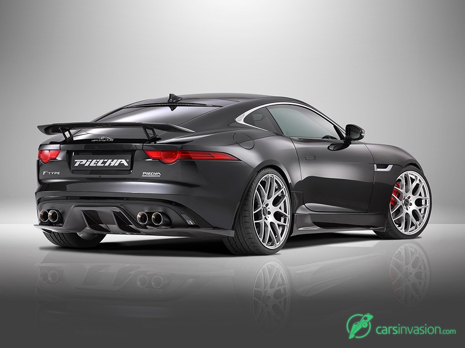 2015 Piecha Jaguar F-Type R Coupe Rear Angle