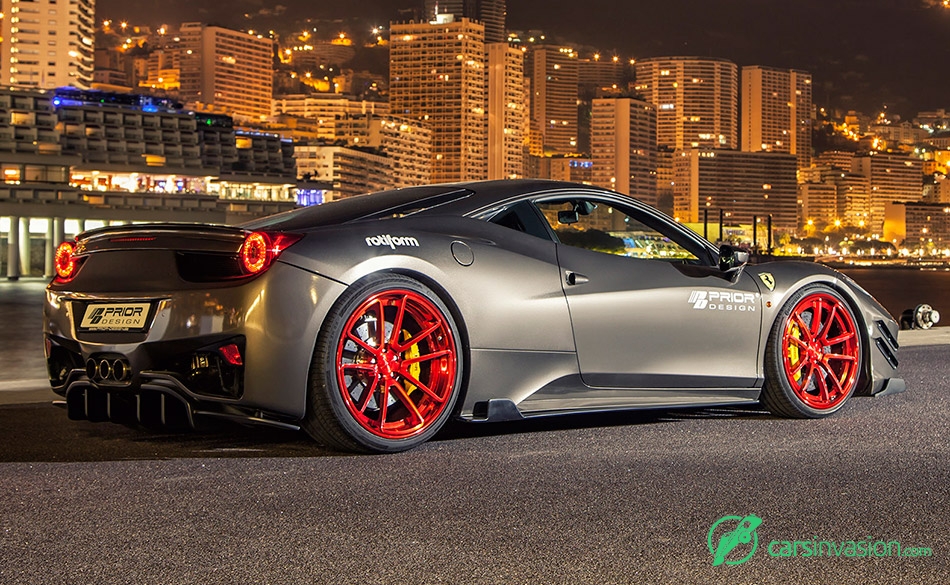 2015 Prior-Design Ferrari 458 Italia Rear Angle