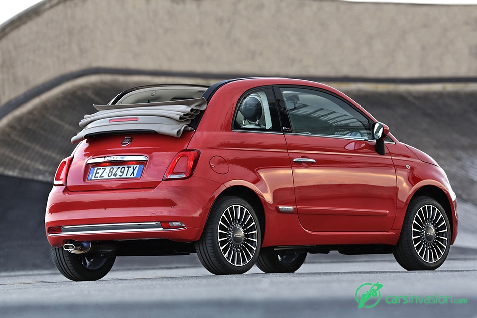 2016 Fiat 500 Rear Angle