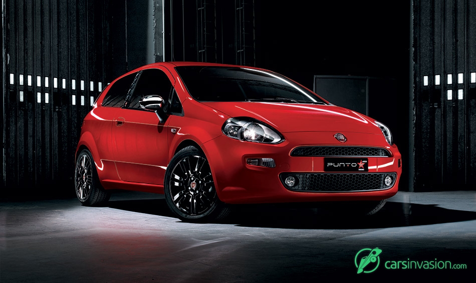 2012 Fiat Punto Front Angle