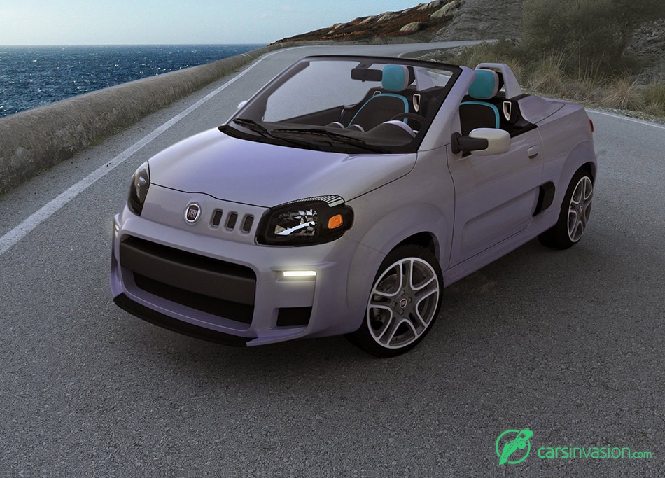 2010 Fiat Uno Cabrio Concept Front Angle