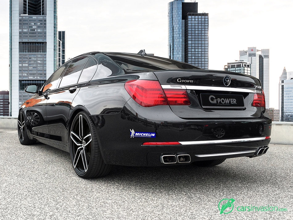 2015 G-Power BMW 760i F01 Rear Angle