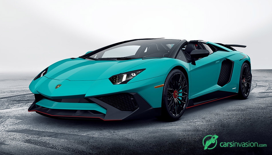 2017 Lamborghini Aventador SuperVeloce Roadster Front Angle