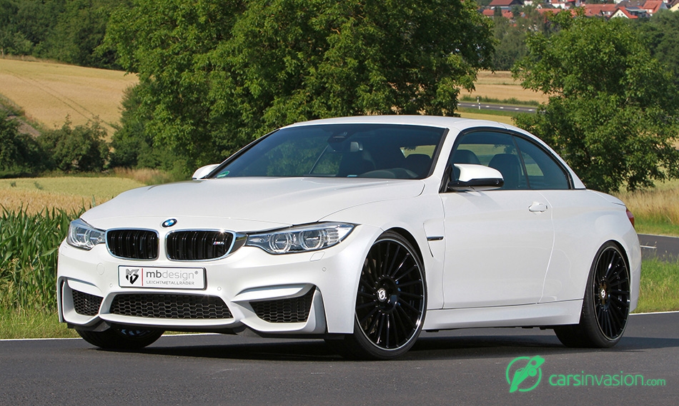 2015 mbDESIGN BMW M4 Convertible VENTi-R Front Angle