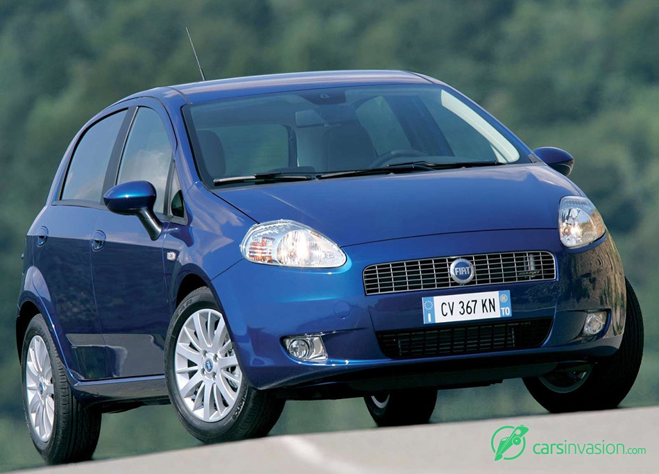 2005 Fiat Grande Punto Front Angle