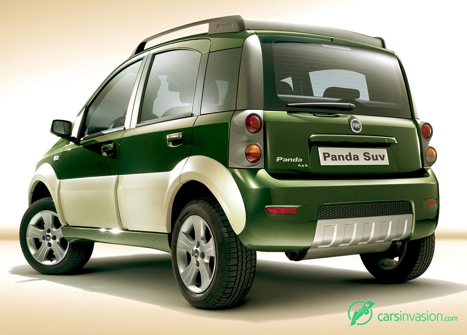 2006 Fiat Panda Cross Rear Angle