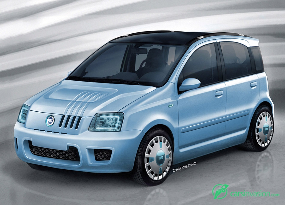 2006 Fiat Panda Multi Eco Concept Front Angle