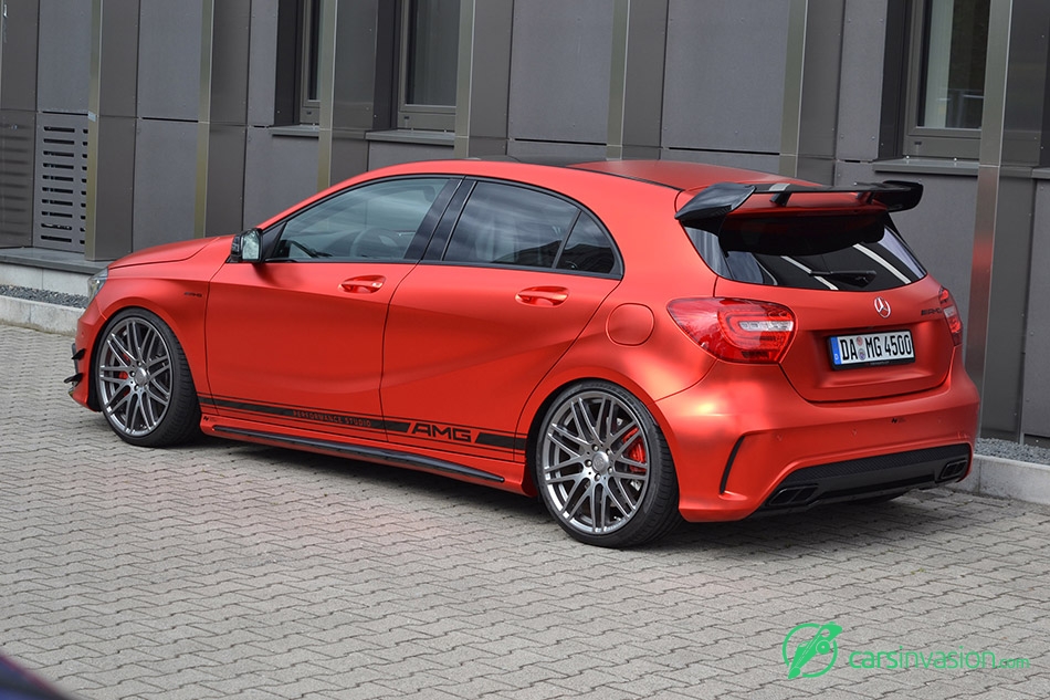 2015 Folien Experte Mercedes-Benz A45 AMG Rear Angle