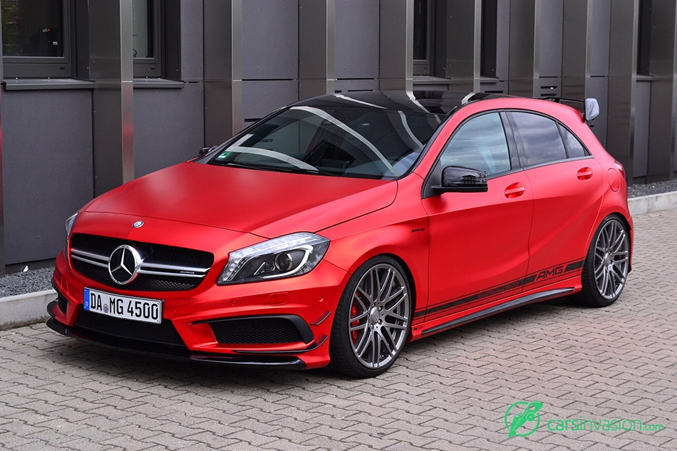 2015 Folien Experte Mercedes-Benz A45 AMG Front Angle