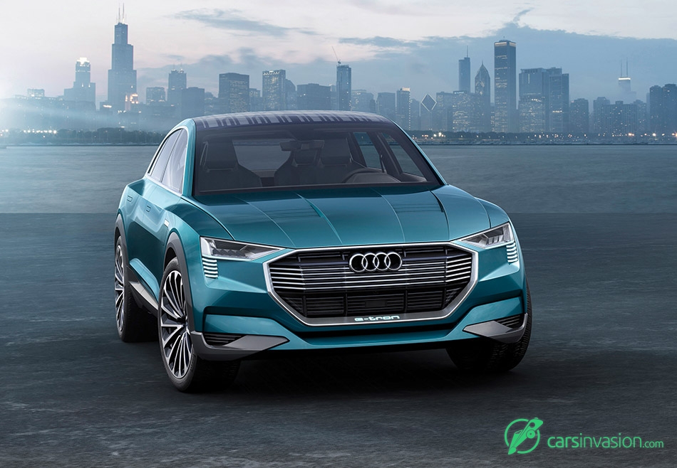 2015 Audi e-tron quattro Concept Front Angle