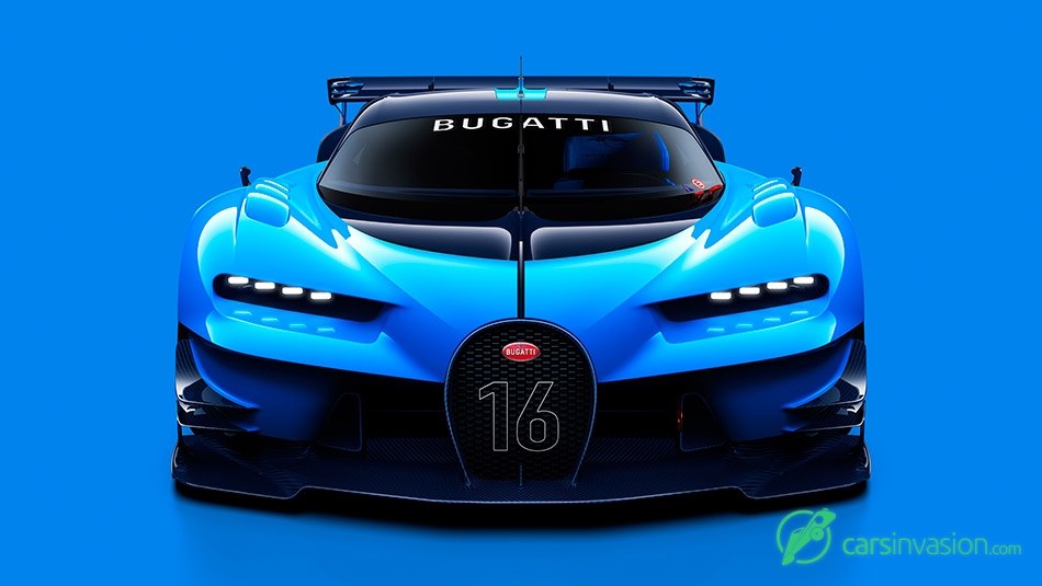 2015 Bugatti Vision Gran Turismo Concept Front Angle