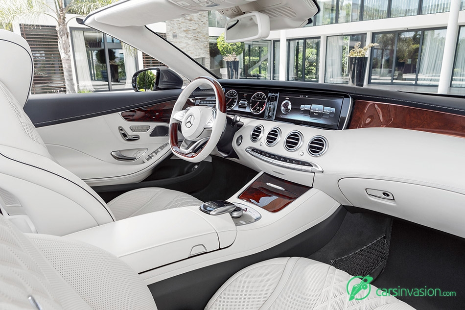 2017 Mercedes-Benz S-Class Cabriolet White Interior