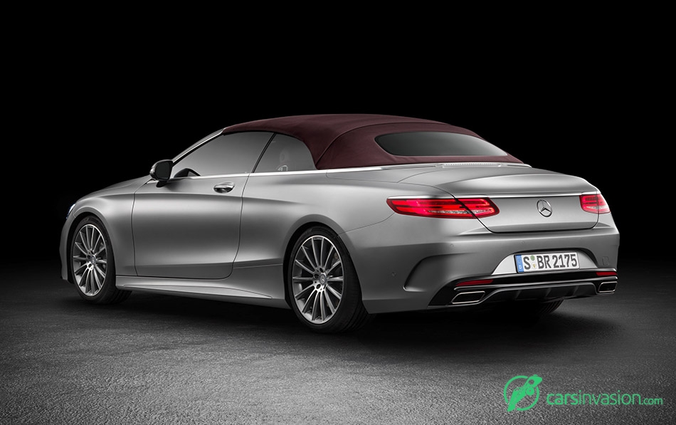 2017 Mercedes-Benz S-Class Cabriolet Rear Angle