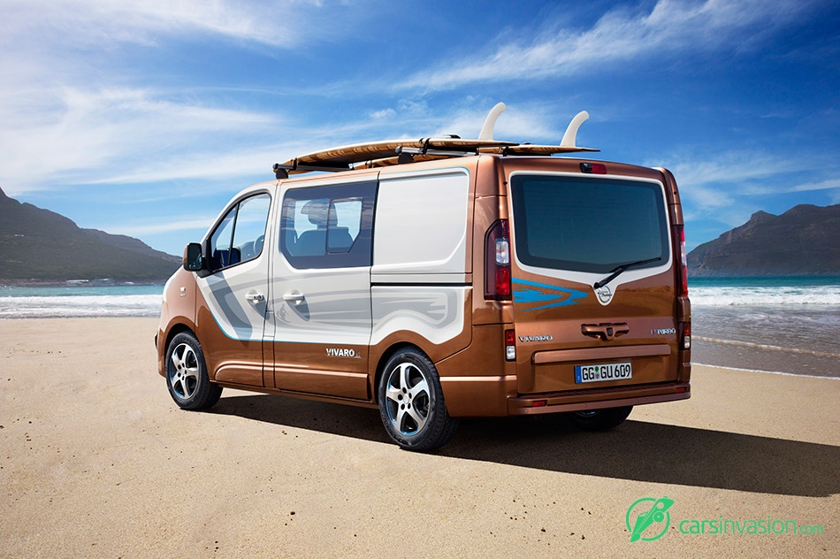 2015 Opel Vivaro Surf Concept Rear Angle