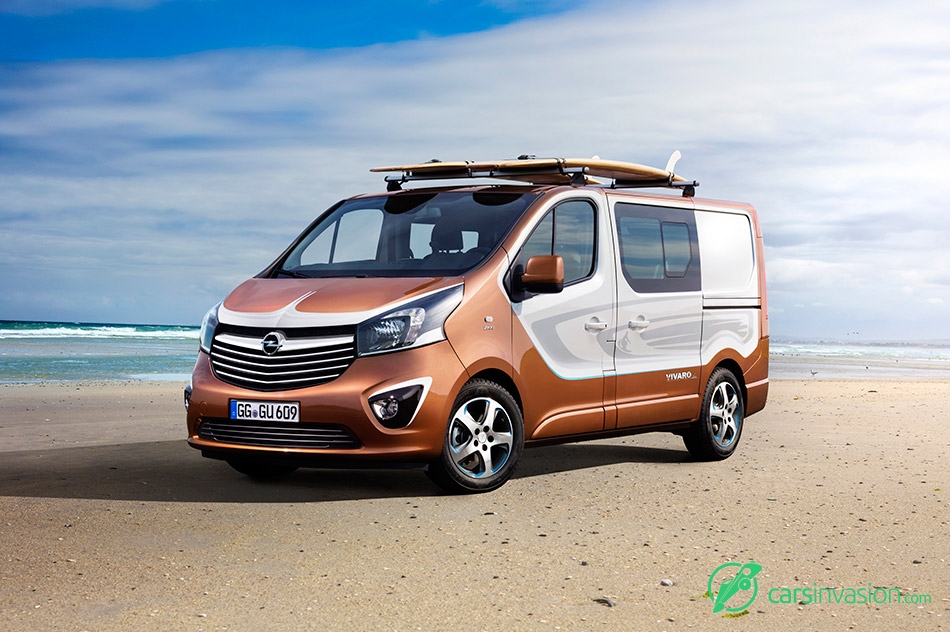 2015 Opel Vivaro Surf Concept Front Angle